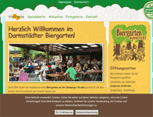 Tablet Screenshot of biergarten-darmstadt.com